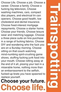 Trainspotting Poster Unframed Tv Series Wall Art Print Horror #404 #405 #406 - Picture 1 of 6