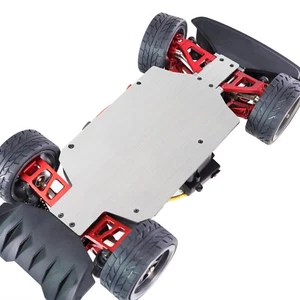 Steel Skid Plate Chassis For MJX Hyper go 1/14 14301 14302 14303 RC Car Frame - Picture 1 of 5