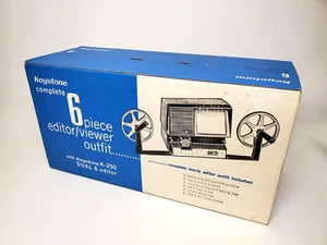 Keystone K-250 DUAL 8 Complete 6 Piece Movie Editor / Viewer Outfit - Picture 1 of 3