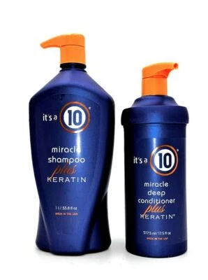 It's A 10 Miracle Deep Conditioner Plus Keratin for Unisex, 17.5 Ounce - Image 1 of 3