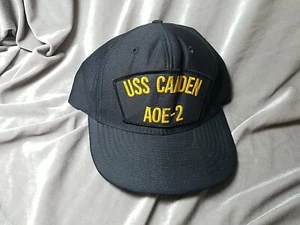 USS CAMDEN AOE 2 TRUCKER HAT Ball Cap Hat - Picture 1 of 4
