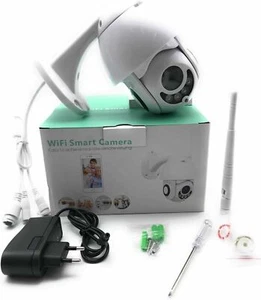TELECAMERA PTZ 1080P IP CAM WIFI CAMERA DOME WIRELESS ESTERNO SPEED ZOOM MICRO S - Foto 1 di 1