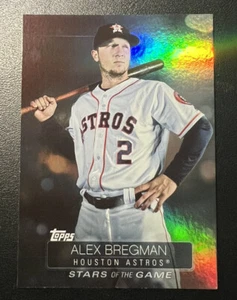 ALEX BREGMAN Topps "RAINBOW FOIL" REFRACTOR SP Parallel Variation - Picture 1 of 12