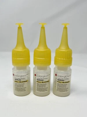 Suero GOLDWELL Colorglow Color Finish Rubio Completo 3x0,6 fl oz NUEVO. Foto 1 de 3