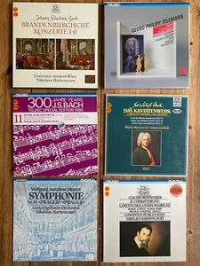 HARNONCOURT MOZART MONTEVERDI BACH TELEMANN 11x LP SCHALLPLATTE KLASSIK - Bild 1 von 17