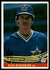 1984 Donruss 484 Ron Roenicke   Seattle Mariners  Baseball Card