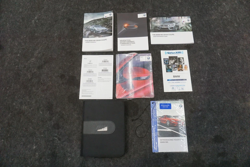 BMW M6 F06 Gran Coupé Manual del Propietario Juego Completo con Estuche Deportivo M Foto 1 de 4