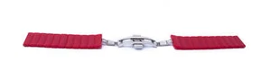 Bracelet 20 MM From PC With Butterfly Folding Clasp for Smart Watch IN Red - Zdjęcie 1 z 4