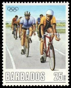 BARBADOS 727 (SG863) - Seoul Olympics "Cycling" (pb79289) - Picture 1 of 1