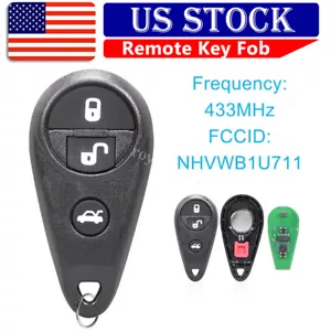 For 2007 2008 2009 Subaru Impreza Car Remote Keyless Entry Key Fob NHVWB1U711 - Picture 1 of 8