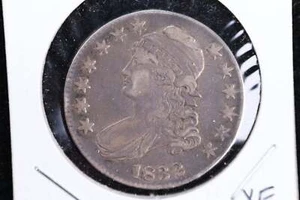 Medio dólar busto tapa 1832, moneda coleccionable asequible. Tienda #230808067 - Imagen 1 de 2
