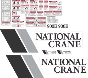 National Crane 900E Ausleger LKW Aufkleber Kit - Bild 1 von 4