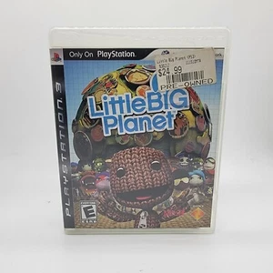 LittleBigPlanet (Sony PlayStation 3, 2008) Complete CIB Black Label  - Picture 1 of 3