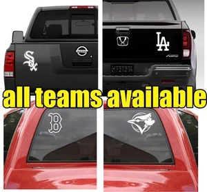 Baseball Teams Decal Car Truck Van Window Vinyl Sticker Vehicle Accessories - Picture 1 of 32