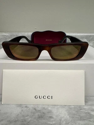 GUCCI | NEW | 0516S | 0516S - 015 | HAVANA | RED - Image 1 of 4