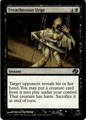 MTG Treacherous Urge NEARMINT NM / Magic The Gathering : Planar Chaos - Image 1 of 2