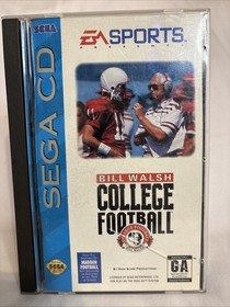 Bill Walsh College Football (Sega CD, 1993) Nice copy!