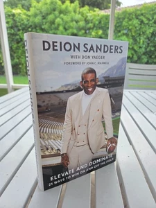 ELEVATE AND DOMINATE BY DEION SANDERS 2024 1ST EDITION SIGNED - Picture 1 of 3
