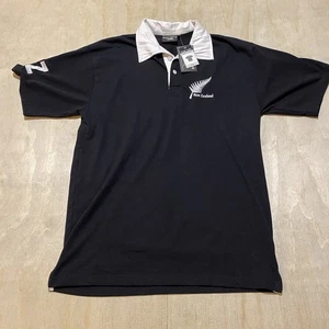 New Zealand All Blacks Rugby Shirt XXL Short Sleeve Polo Wild Kiwi NWT - Picture 1 of 8