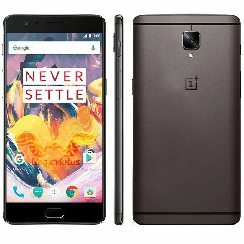 OnePlus 3T (Dual SIM) - Grey - 64GB - 4G LTE (Unlocked) Smartphone  - Image 1 of 1