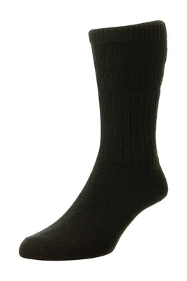 HJ Hall Herren Thermo Wolle Softop Socken in 5 Farben Optionen, 4 bis 13