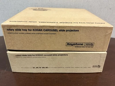 2 Carousel Slide Trays (Keystone & Zayre) For Kodak Slide Projectors In Box - Image 1 of 4