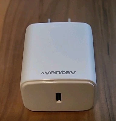 OEM Ventev Switching Adapter Ultrafast Wall Charger USB-C Fast Charging – White - Image 1 of 3
