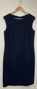 Eight By Table Eight Black Sleeveless Shift Dress Business Corporate Office 14 - Picture 1 of 5