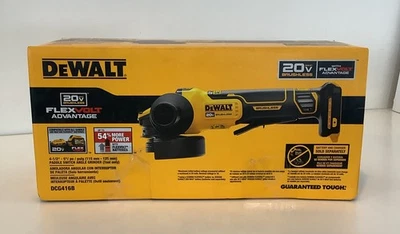 NUEVO DCG416B DeWalt 20v Max FlexVolt 4-1/2" - 5" Interruptor de paleta amoladora angular Foto 1 de 3