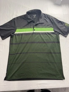 Adidas Puremotion Men’s L Golf Polo Shirt Performance Flex War Admiral Modern - Picture 1 of 11