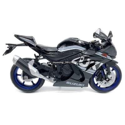 1:12 Suzuki GSX-R1000R Motorcycle Model Diecast Toy Vehicle Motorbike Toys Black - Image 1 of 4