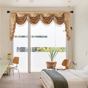 European Curtain Valances for Living Room Luxury Window Curtains for Bedroom,... - Picture 1 of 9
