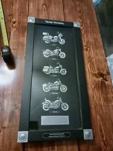Harley Davidson Motorcycles In The 1980s Kutter/Buell Wall Hanging - Picture 1 of 9