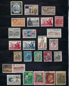 COLOMBIA LOT 1958-59 MADONA CHIQUINQUIRA.- UNIFICADO- TEQUENDAMA- GAITAN- - Picture 1 of 3