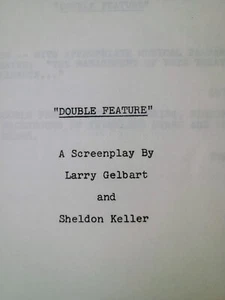 Película (doble función) 1977 manuscrito segundo borrador Gelbart Keller guión difícil de encontrar - Imagen 1 de 16