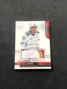 2019-20 UPPER DECK PREMIER BRADY KEEPER ROOKIE AUTO PATCH SILVER #ed 149/249