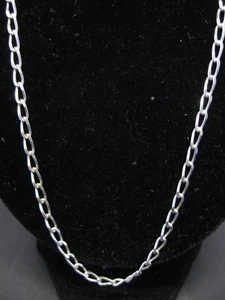 Vintage 925 Sterling Silver Chain Necklace - Picture 1 of 8