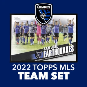 SAN JOSE EARTHQUAKES TEAM SET - 2022 Topps MLS (7 Cards) - Picture 1 of 8