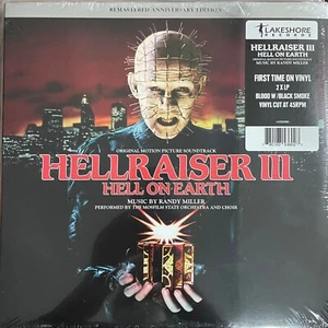 HELLRAISER 3 Movie Soundtrack LTD Coloured (2 LP) Vinyl + New & Sealed + Horror - Picture 1 of 8