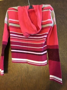 Girl’s size M hooded Limited Too Sweater long sleeve cotton Blend - Picture 1 of 4