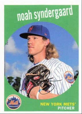 2018 Topps Archives Noah Syndergaard New York Mets #2 - Image 1 of 2