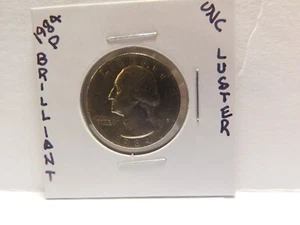 1984 P UNCIRCLATED  WASHINGTON QUARTER-From U.S. Mint Set - Picture 1 of 2