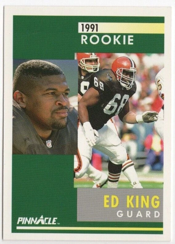 1991 Pinnacle #287 Ed King Cleveland Browns Card - Image 1 of 1