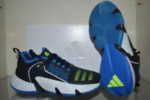Zapatillas de baloncesto Adidas Trae Unlimited para hombre IE0078 negras/azules nuevas en caja - Imagen 1 de 3