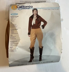 Amelia Earhart Historical Aviator Pilot Adult Women Costume - Picture 1 of 3
