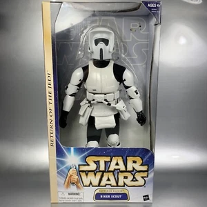 Figura Hasbro Star Wars El Retorno del Jedi BIKER SCOUT Batalla de Endor 2003 12 - Imagen 1 de 4