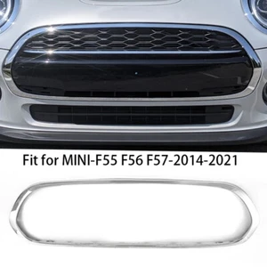 Chrome Hood Molding Grille Trim Fit For 2014 2015-2021 Mini Cooper F55 F56 F57 - Picture 1 of 12