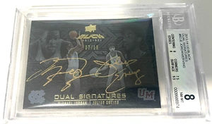 🔥2013-14 UD Negro DOBLE FIRMAS Michael Jordan & Julius Erving 15/07 🔥 - Imagen 1 de 2