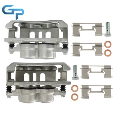 Pinzas de freno delanteras izquierda y derecha con soporte para coche urbano Mercury Ford Lincoln 03-11 Foto 1 de 4