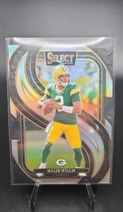 2024 Panini Select - Premier Level Malik Willis #180 Silver Prizm Die-Cut - Picture 1 of 2